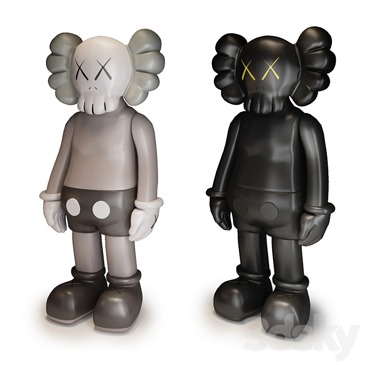 Kaws Toys 3DS Max - thumbnail 2