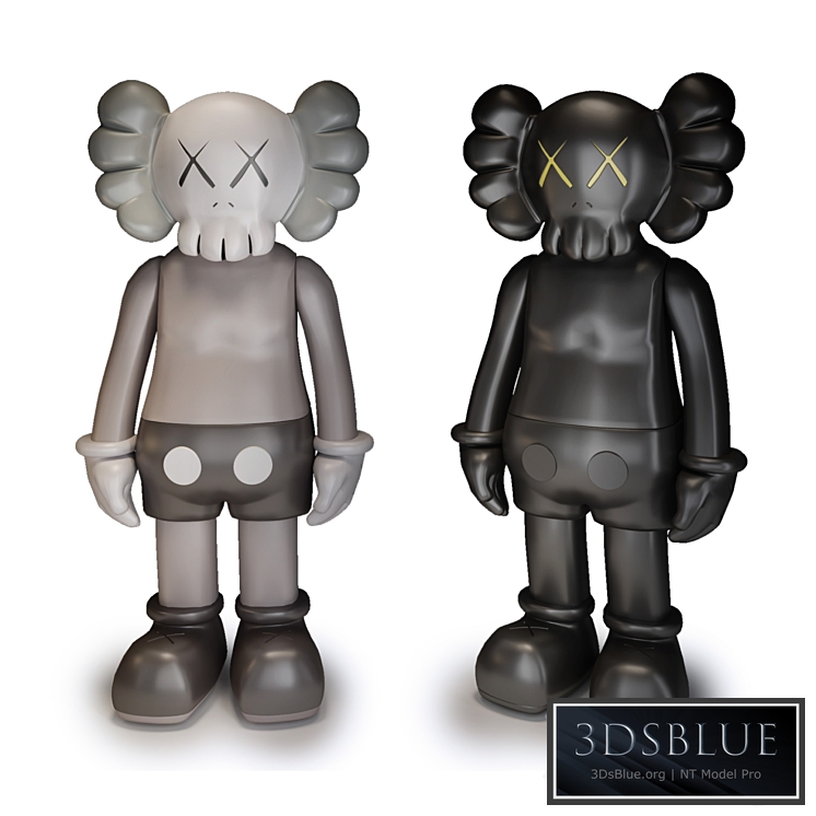 Kaws Toys 3DS Max - thumbnail 3