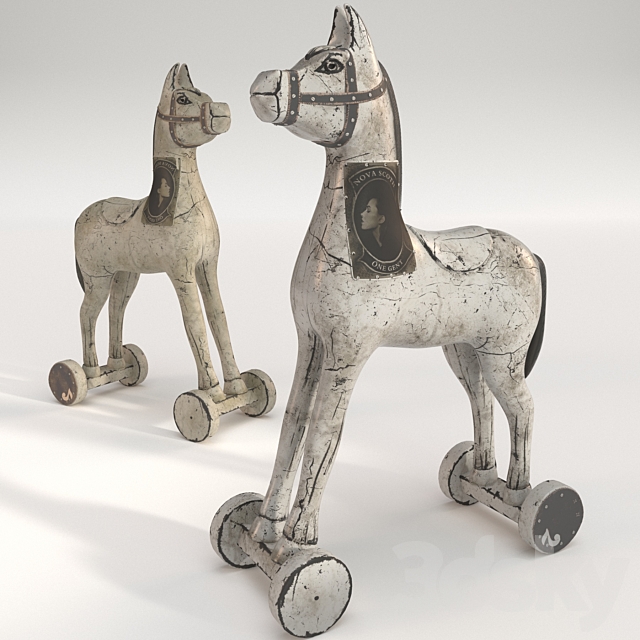 kenzia_horse 3DS Max Model - thumbnail 2