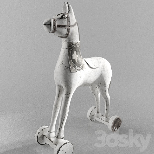 kenzia_horse 3DS Max Model - thumbnail 3