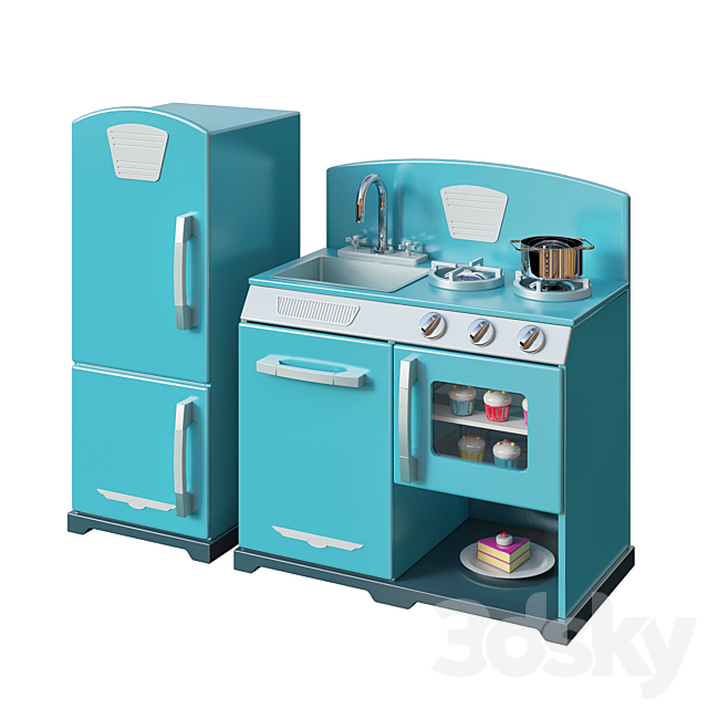 Kid’s Kitchen 3DS Max Model - thumbnail 1