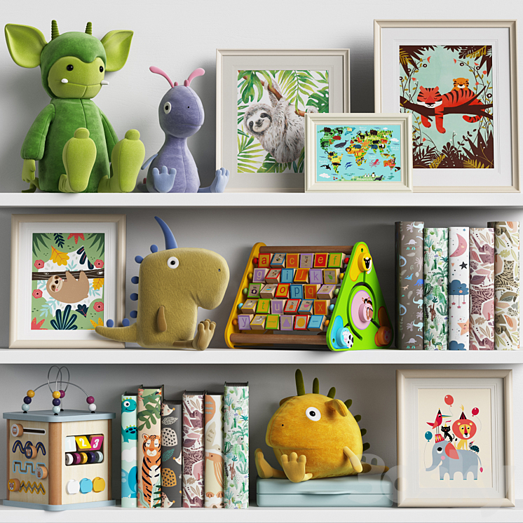 Kids Room Decor 58 3DS Max Model - thumbnail 1