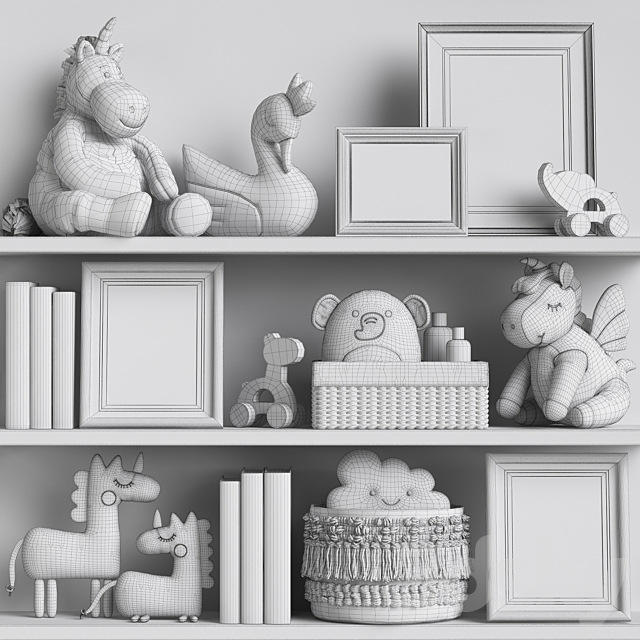 Kids Room Decor 83 3DS Max Model - thumbnail 5