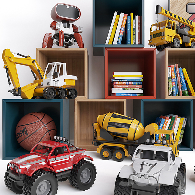 Kids toys 3DS Max Model - thumbnail 3