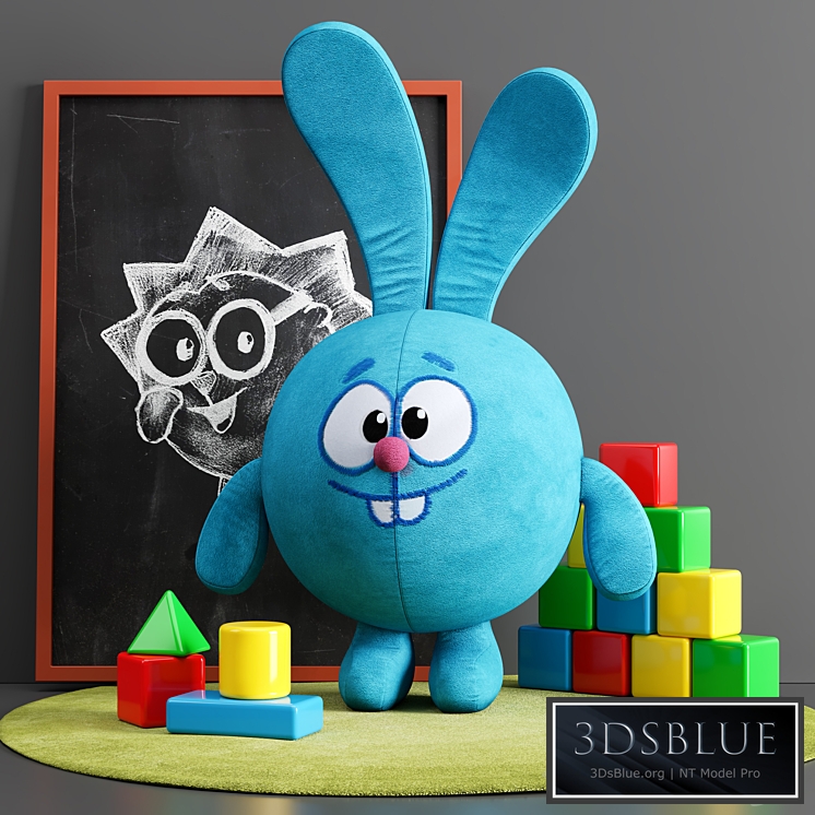 Kids toys set 3DS Max - thumbnail 3