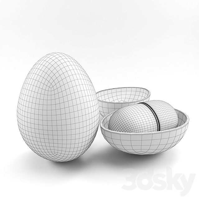 Kinder Surprise for 3Dshnika (read 3DSMax File - thumbnail 3