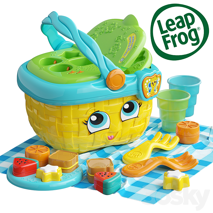 Leap Frog Picnic Basket 3DS Max - thumbnail 1