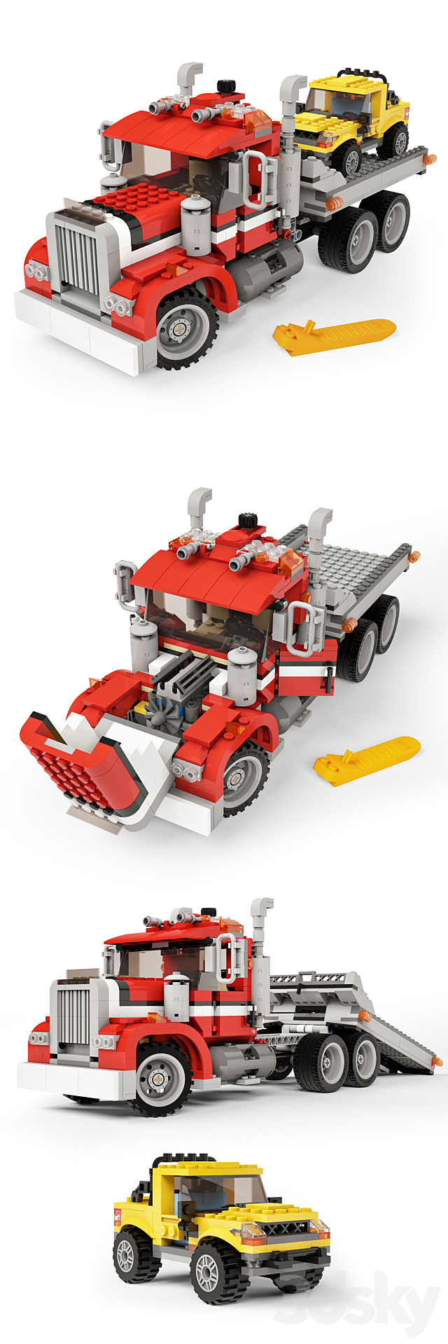 LEGO Creator ?7347 Part 1 3DSMax File - thumbnail 2