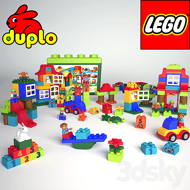 Lego Duplo 10580 3DSMax File - thumbnail 1