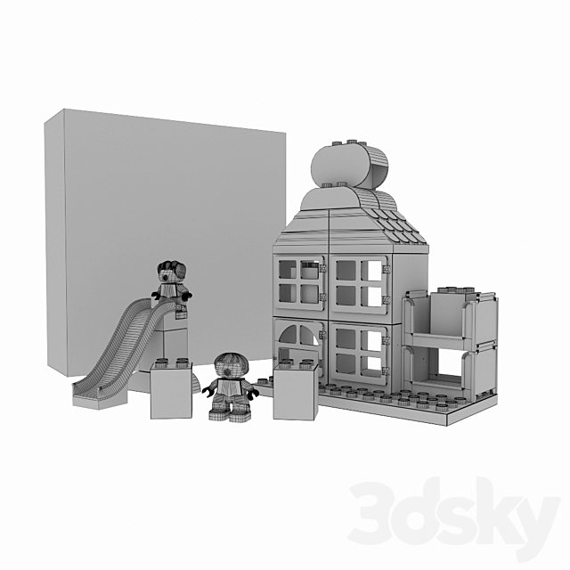 Lego DUPLO 3DSMax File - thumbnail 2