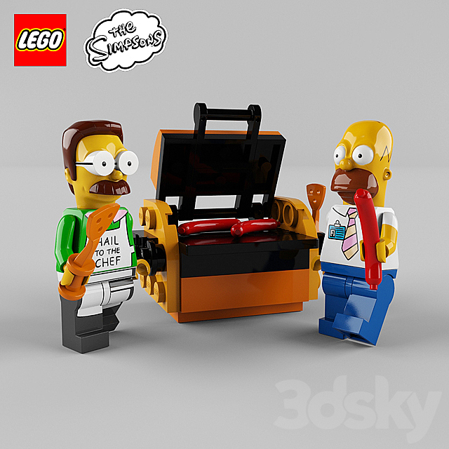 LEGO Simpsons 3ds Max - thumbnail 1