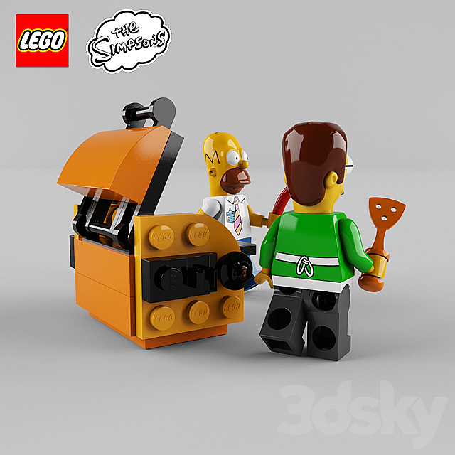 LEGO Simpsons 3ds Max - thumbnail 2