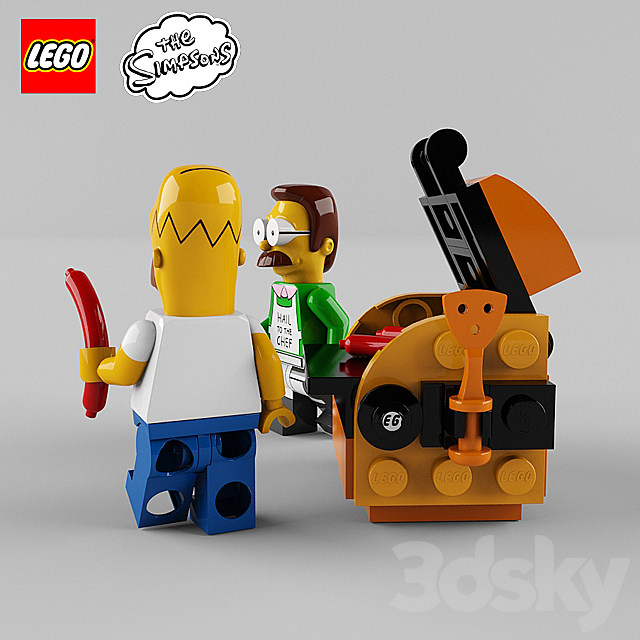 LEGO Simpsons 3ds Max - thumbnail 3