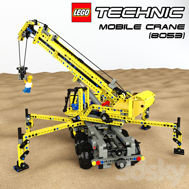 LEGO Technic 3DS Max Model - thumbnail 2