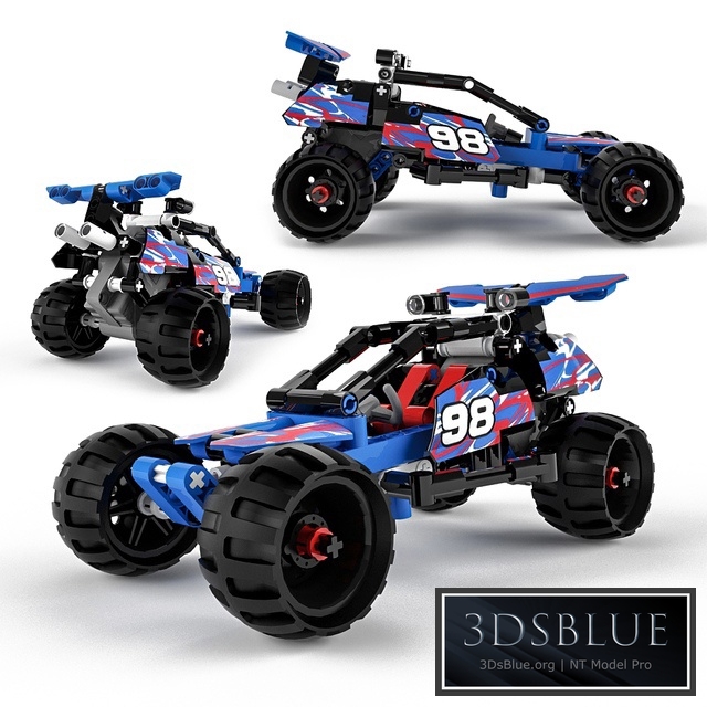 Lego Technic Off-road Racer 3DS Max - thumbnail 3