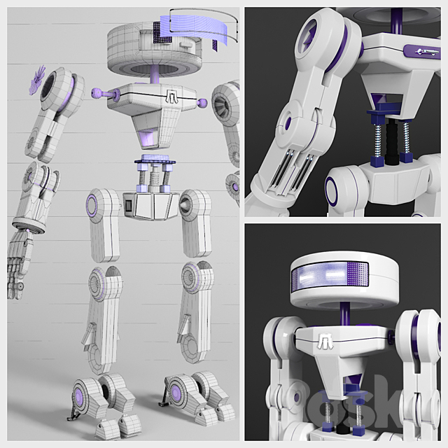 M1 Robot 3DSMax File - thumbnail 3