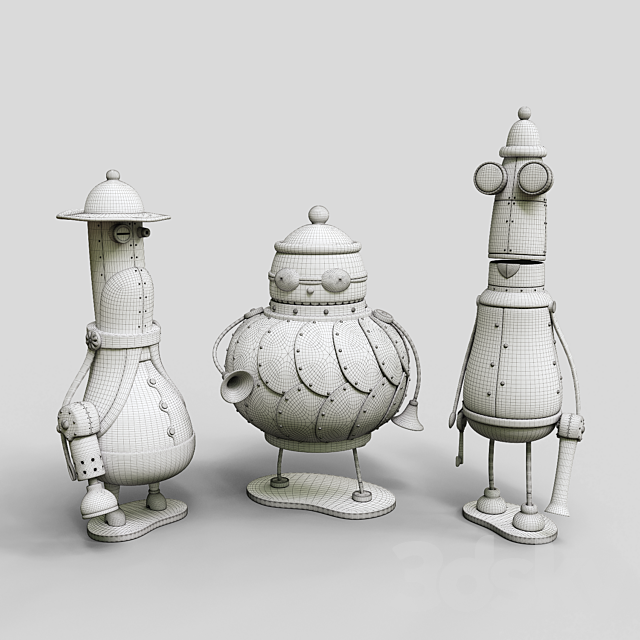 Machinarium Collection Vol 1 3DSMax File - thumbnail 4