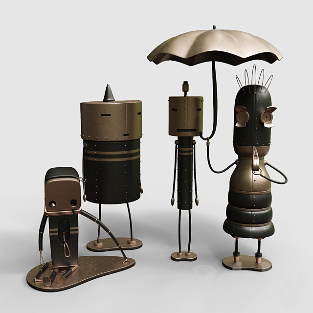 Machinarium Collection Vol 2 3DSMax File - thumbnail 1