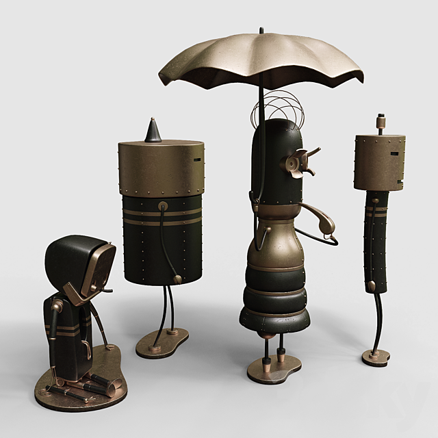 Machinarium Collection Vol 2 3DSMax File - thumbnail 2