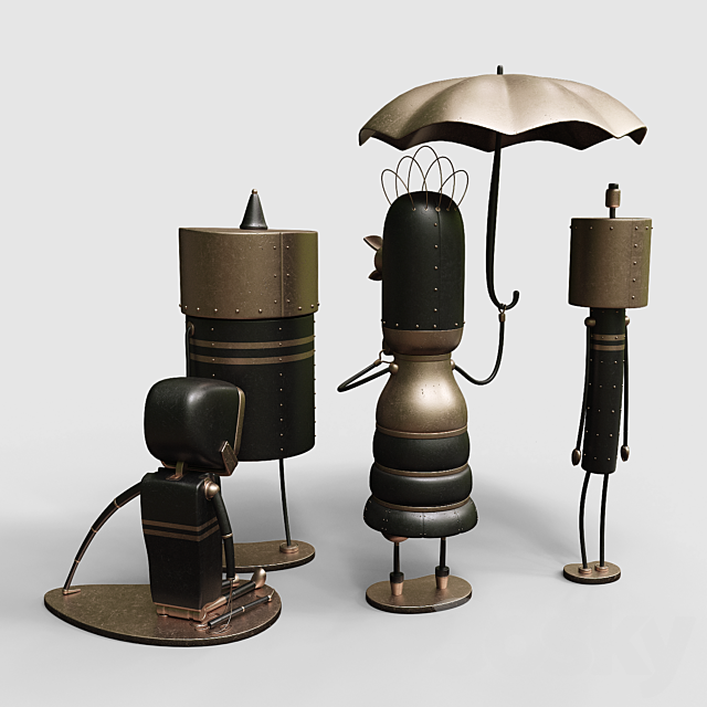 Machinarium Collection Vol 2 3DSMax File - thumbnail 3