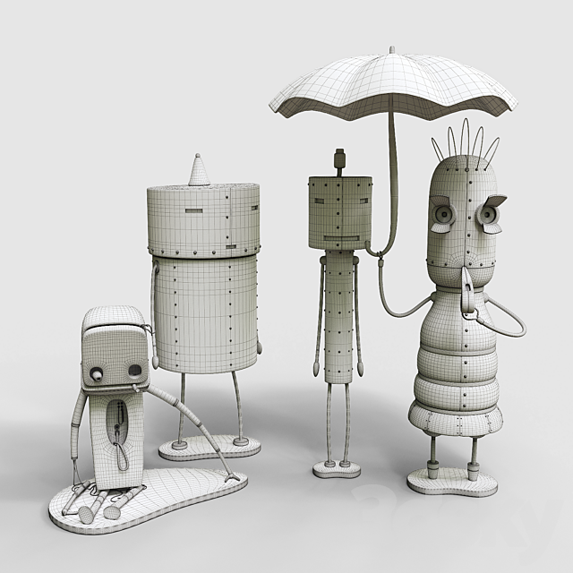 Machinarium Collection Vol 2 3DSMax File - thumbnail 4