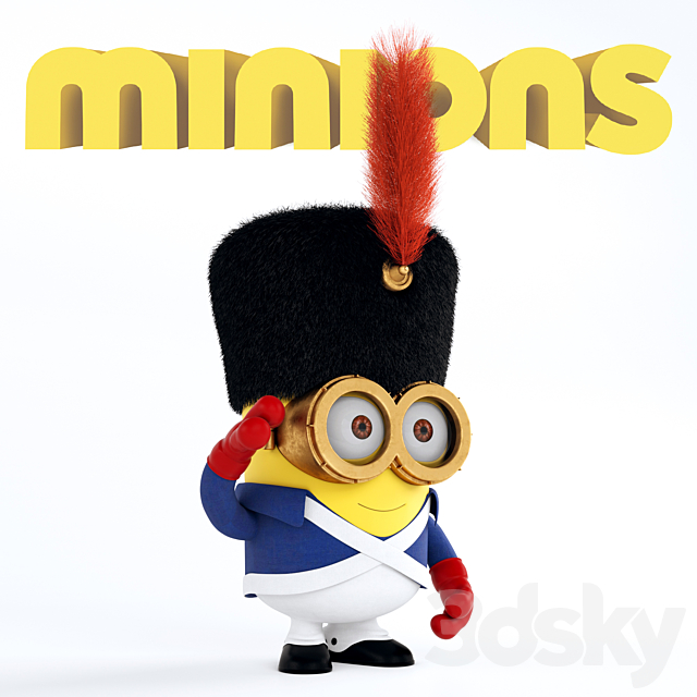 minion napoleon 3DSMax File - thumbnail 1