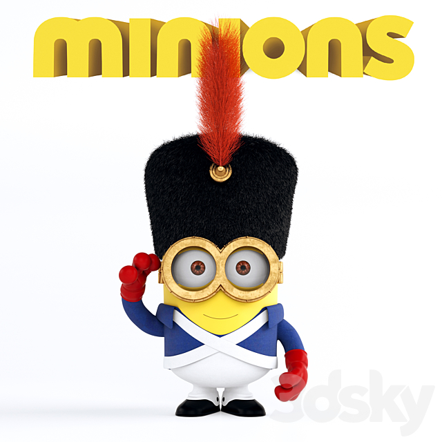 minion napoleon 3DSMax File - thumbnail 2