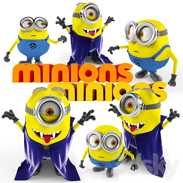 minions 3DSMax File - thumbnail 1