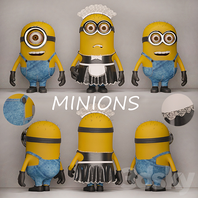 Minions 3DSMax File - thumbnail 1