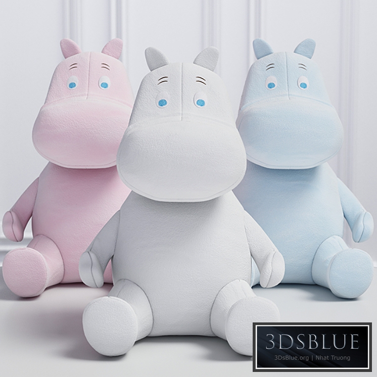 Moomintroll and Snork two 3DS Max - thumbnail 3