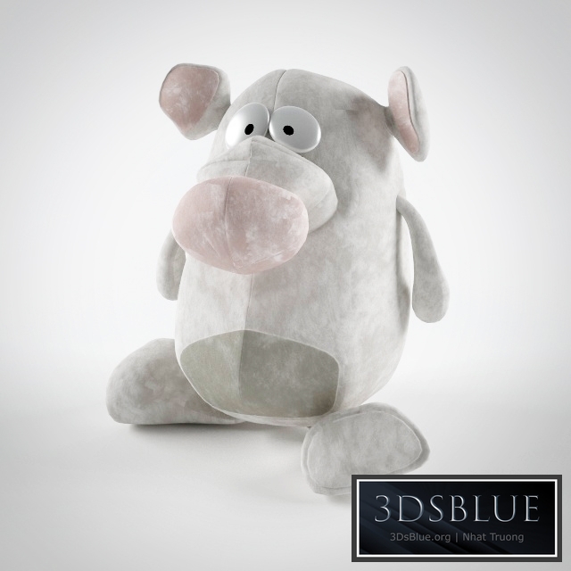 Mouse soft toy 3DS Max - thumbnail 3