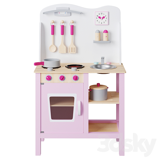 New Classic Toys Children’s kitchen 2 3ds Max - thumbnail 2