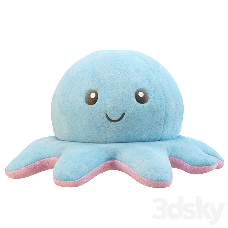 Octopus toy 3DS Max - thumbnail 2