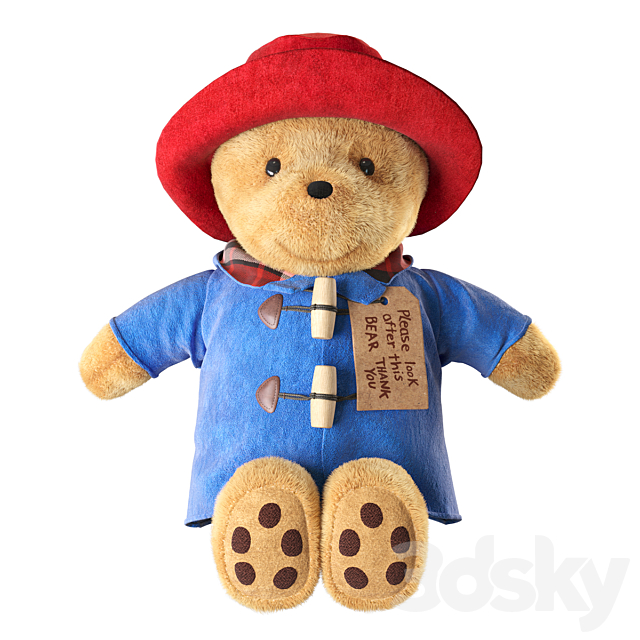 Paddington Bear 3DS Max Model - thumbnail 2