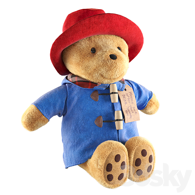 Paddington Bear 3DS Max Model - thumbnail 3