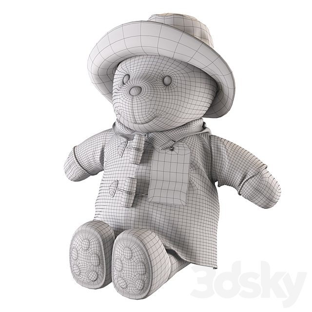 Paddington Bear 3DS Max Model - thumbnail 5