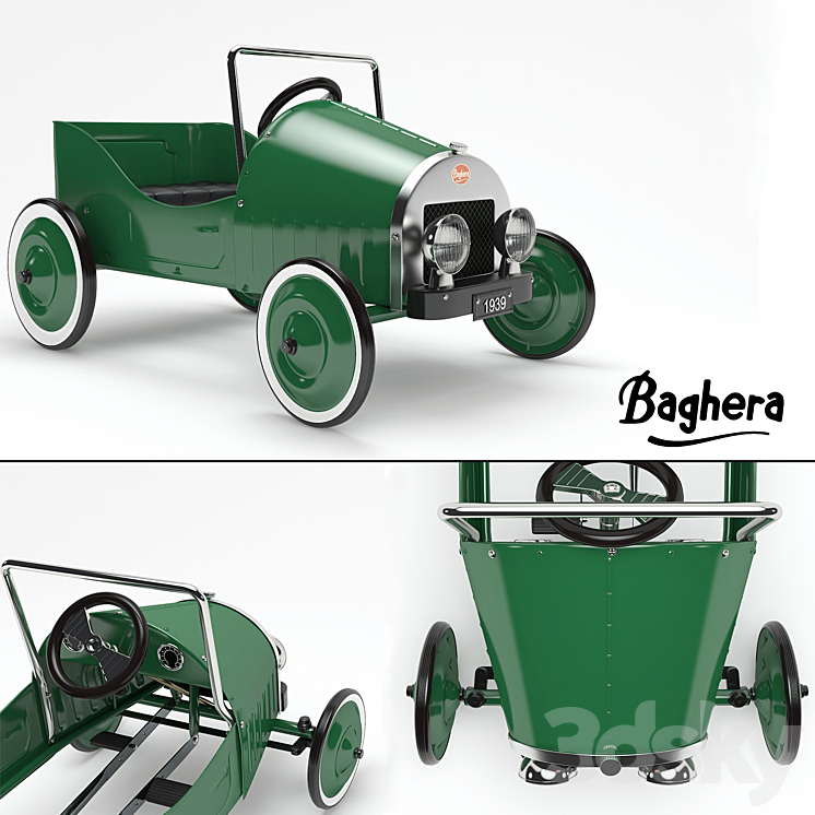 Pedal Toy Car 3DS Max - thumbnail 1