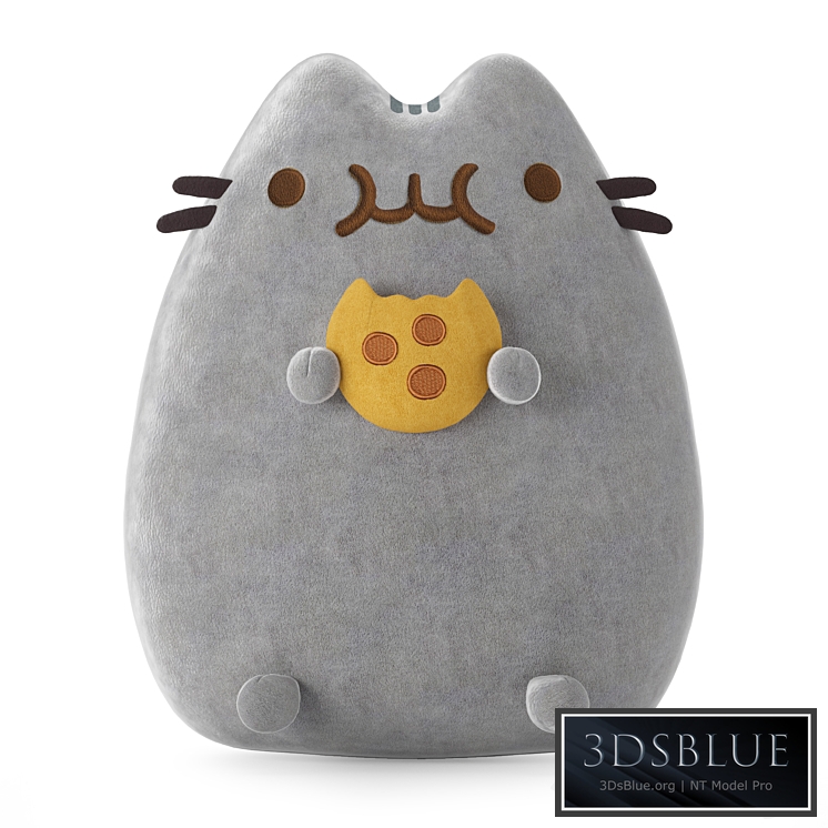 Pillow Cat with cookies 3DS Max - thumbnail 3