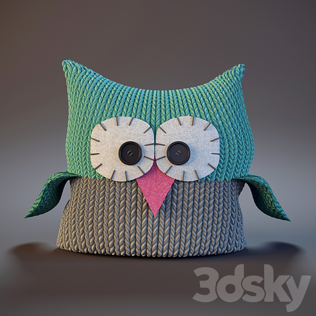 Pillows owl 3DSMax File - thumbnail 3