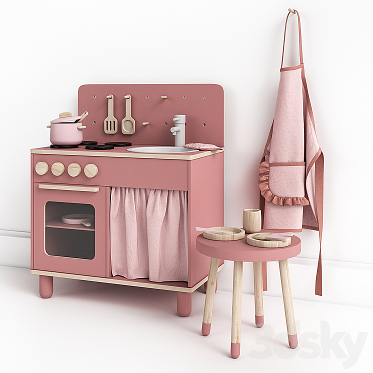 Play Kitchen by Flexa 3DS Max - thumbnail 1