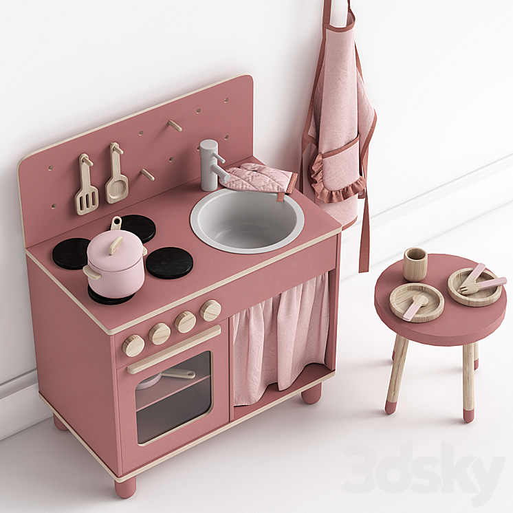 Play Kitchen by Flexa 3DS Max - thumbnail 2