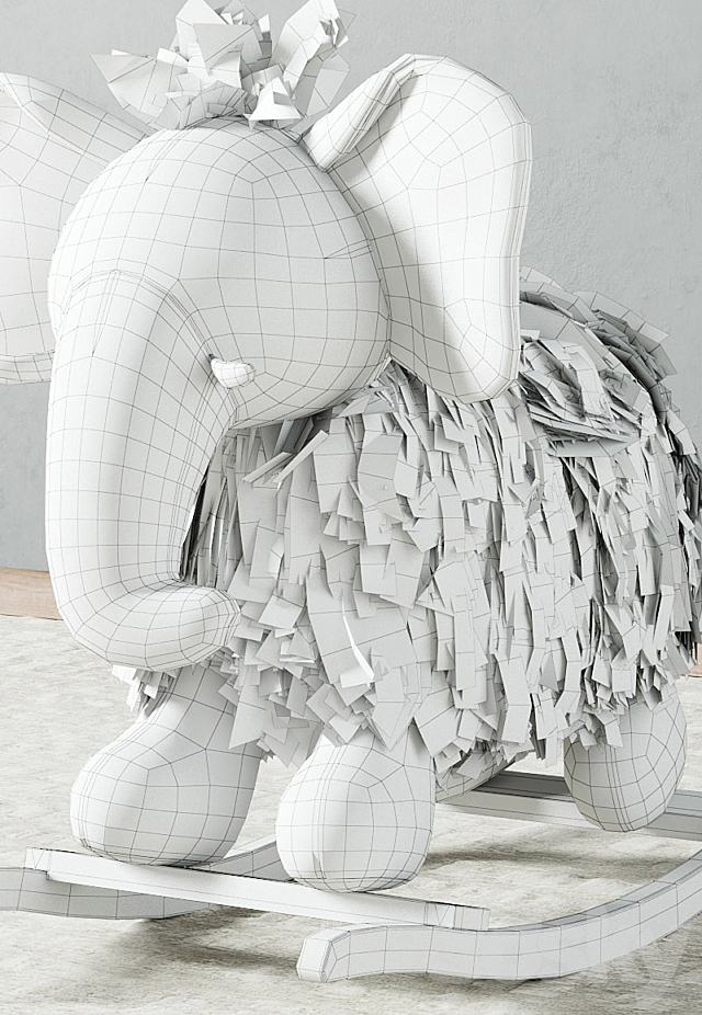 Plush Rocking | Elephant 3DSMax File - thumbnail 3