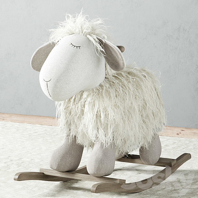 Plush Rocking | Lamb 3DSMax File - thumbnail 1