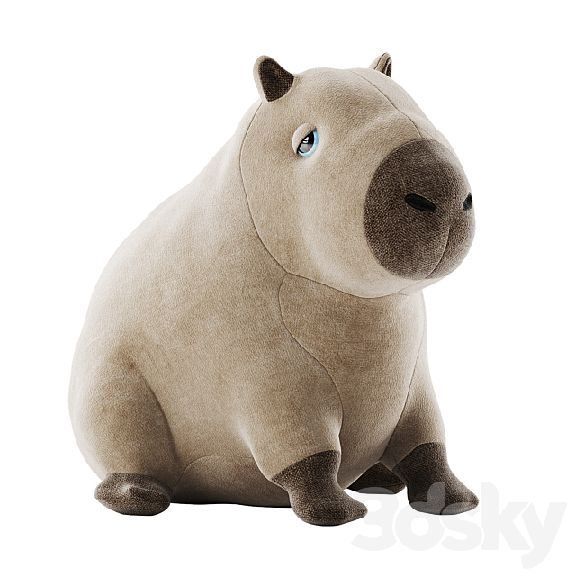 Plush toy set 01 3ds Max - thumbnail 2