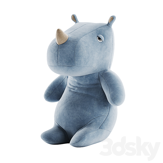 Plush toy set 01 3ds Max - thumbnail 3