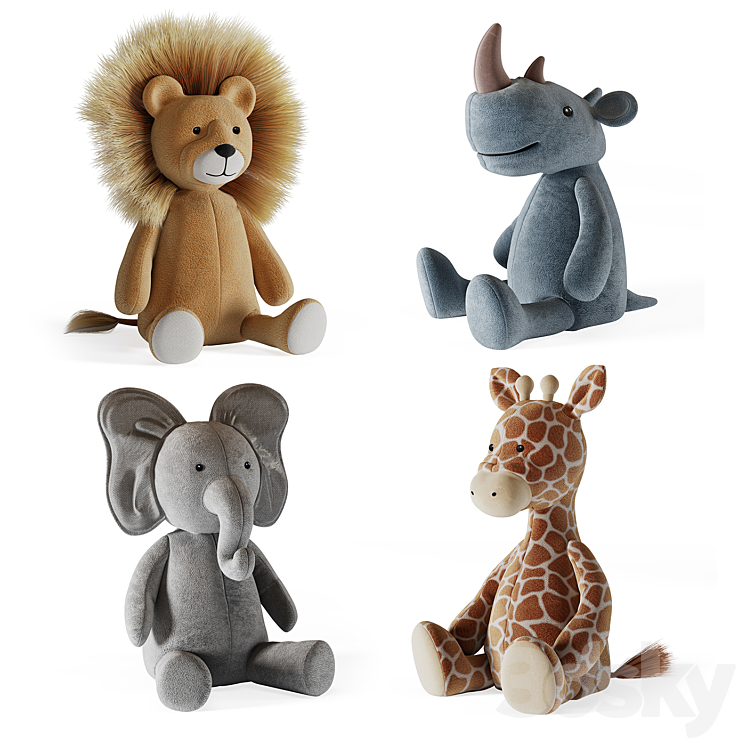 Plush Toys 04 3DS Max - thumbnail 1