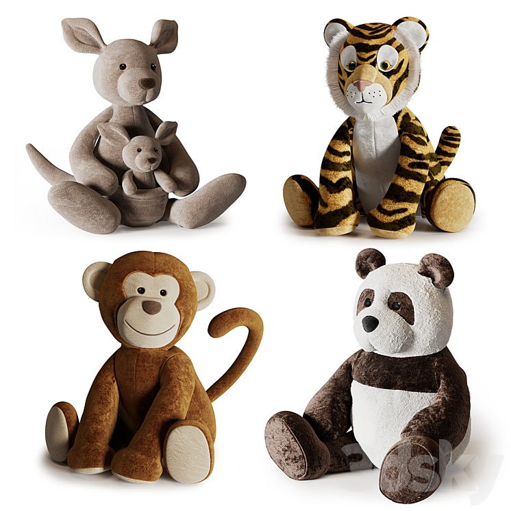 Plush Toys 06 3DS Max - thumbnail 1