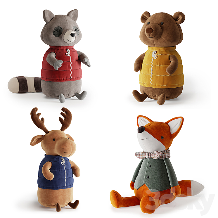 Plush Toys 08 3DS Max Model - thumbnail 1