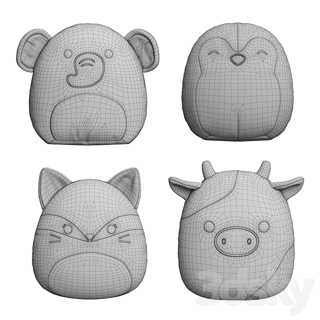 Plush Toys 12 3DSMax File - thumbnail 6