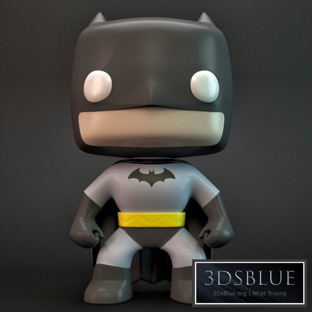 Pop Batman 3DS Max - thumbnail 3